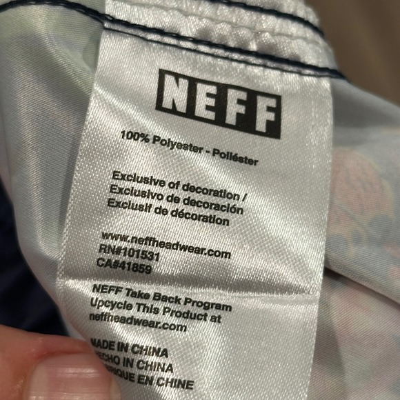 Marvel NEFF Deadpool Swim Trunks Mens Large Board Shorts Floral Superhero Print - Picture 7 of 7